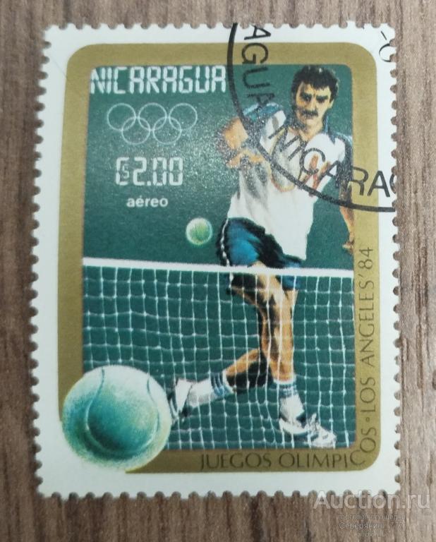 Почтовая марка Никарагуа 1984 Спорт Олимпийские игры Лос-Анжелес 