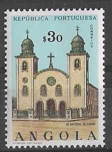 Ангола 1963 г. Храмы Архитектура Религия **