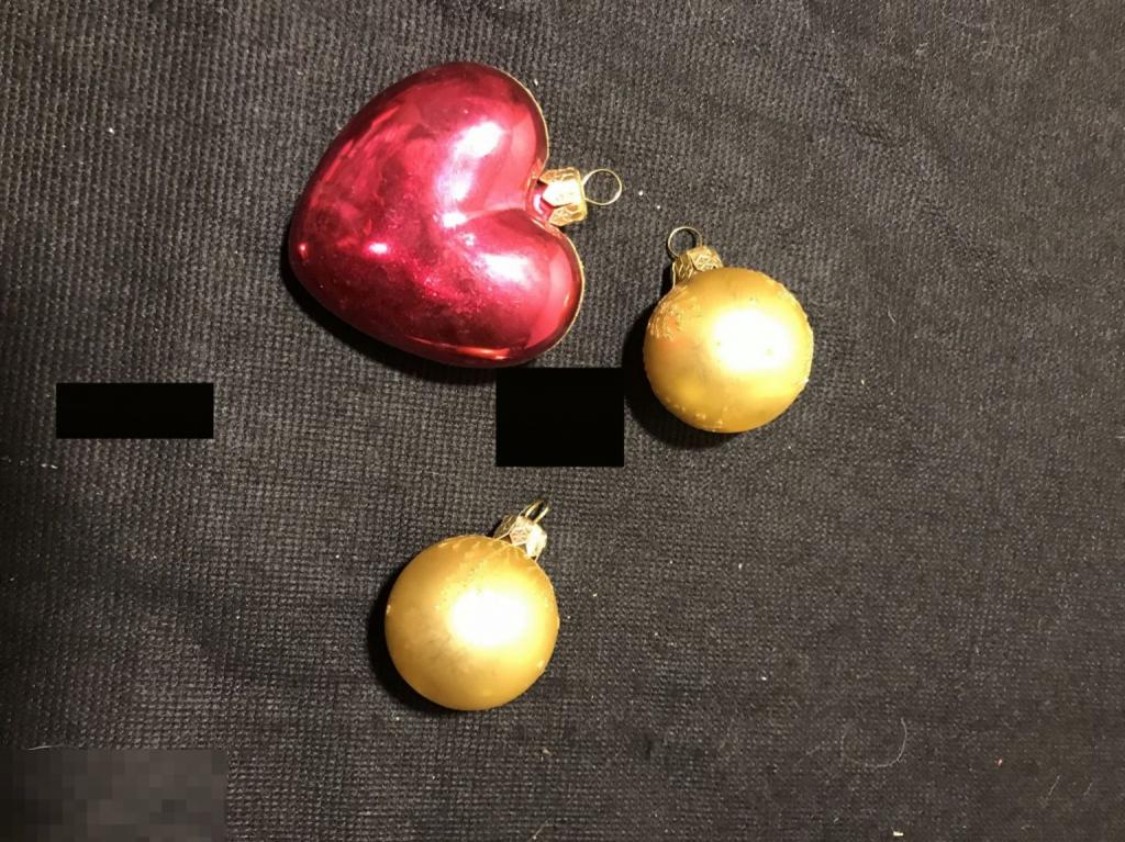 *г Елочные игрушки Сердце и шарики  ххх 