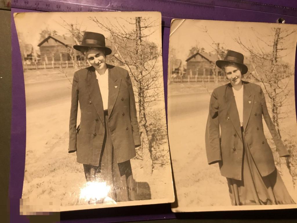 фк82г  Девушка в шляпе и пиджаке  Значок ВЛКСМ     ъ 