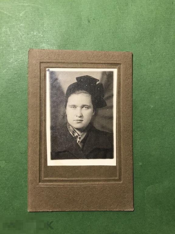 фп8г  Девушка в шляпке  Паспарту Женский портрет 2  ххх