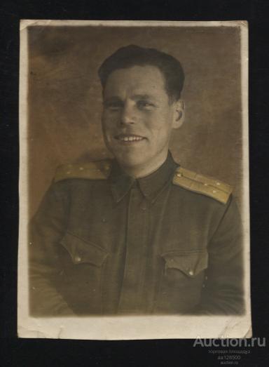 фото ВС СССР старший лейтенант р-р 83х106 мм