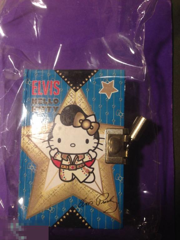 *в   2017 Блокнот на замке FAN Elvis Hello Kitty новый   ххх 