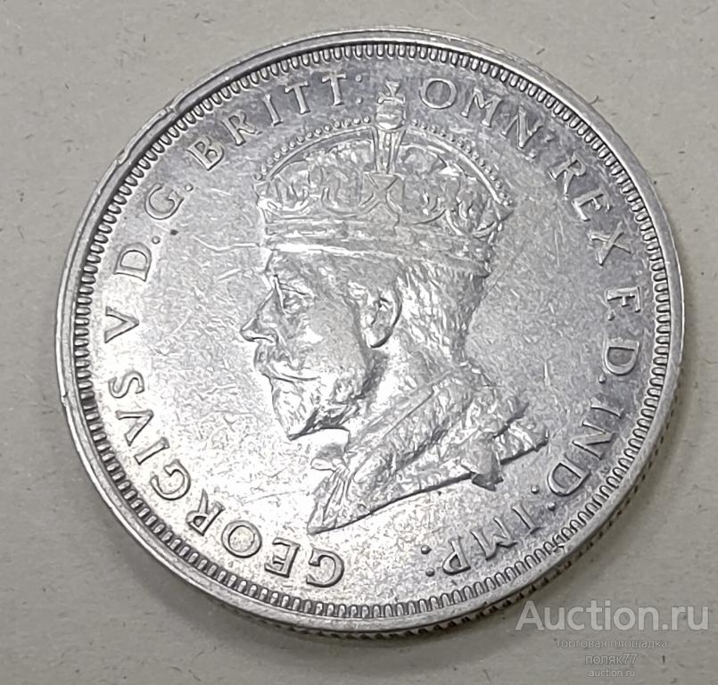 1 флорин 1927 Австралия .Серебро. Отличная сохранность! Редкость!