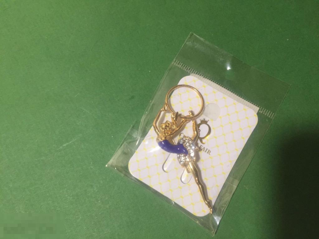 рк-СП Брошь Гимнастка с обручем  Новая  ххххх А 