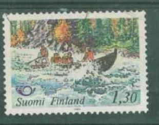 Финляндия 1983  Mi# 923 Рафтинг туризм а3