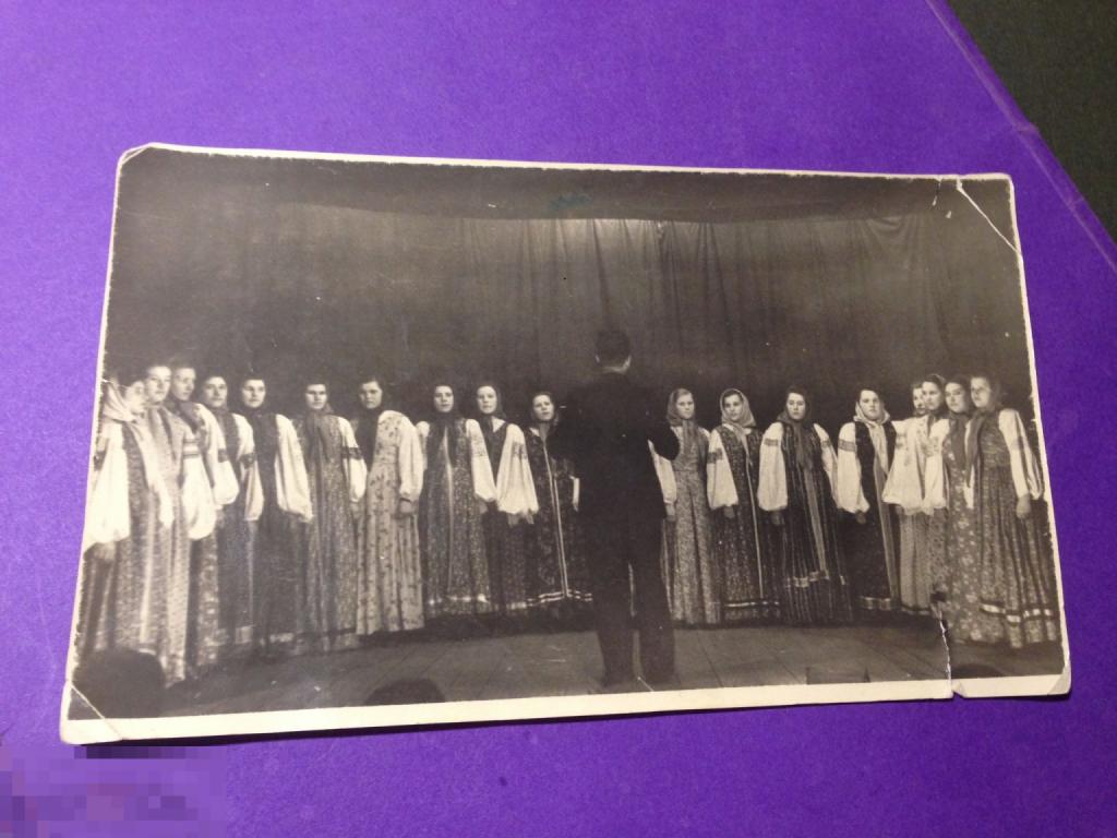 фк56г 1951 Смотр художественной самодеятельности  в клубе Центральной милиции ххх 