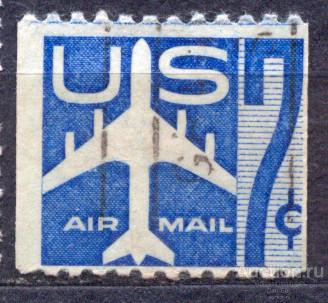 США 1958 САМОЛЕТЫ АВИАЦИЯ АВИАПОЧТА