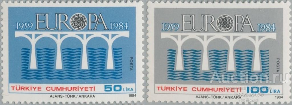 Турция 1984 пс Европа MNH 12е кат!!!