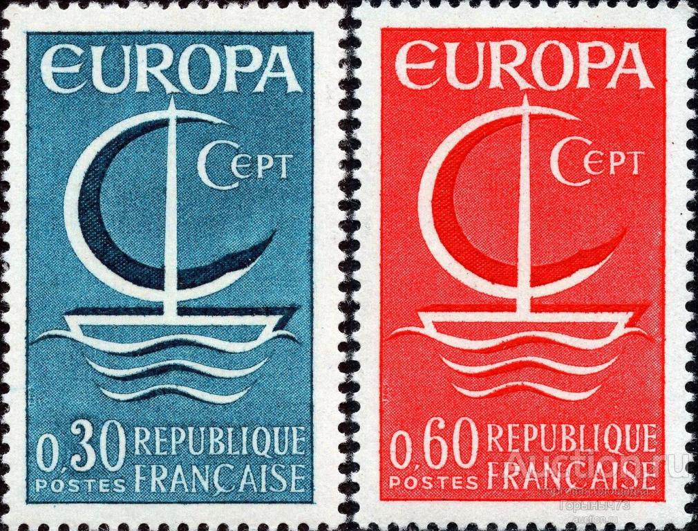 Франция 1966 пс Европа MNH