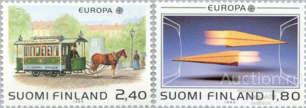 Финляндия 1988 пс Европа MNH 4е кат