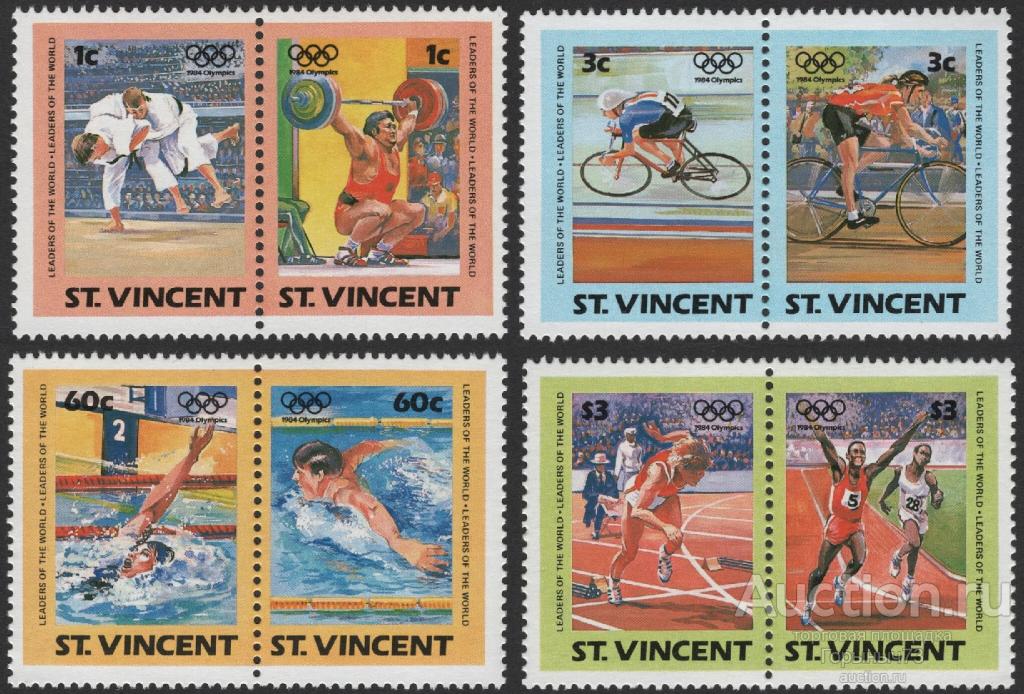Сент Винсент 1984 пс 4 сц Mi#748-755 MNH