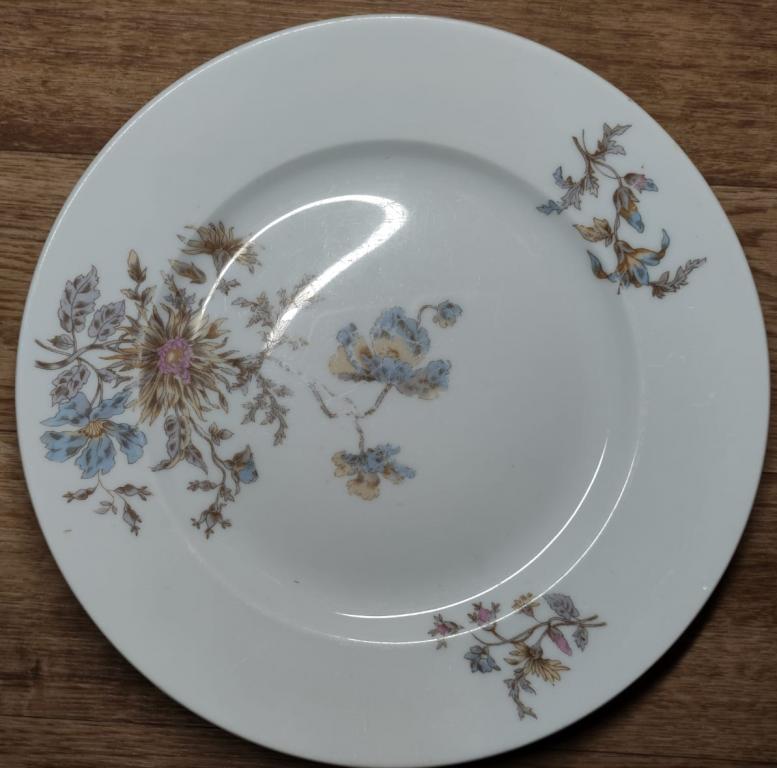 фарфоровая тарелка Кузнецов в Москве, расписная, Кузнецов, царская Россия