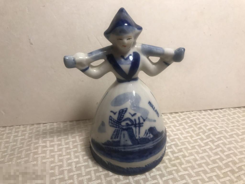 кФг-СГ Статуэтка Девушка с коромыслом Голландия клеймо Мельница 11.5см  ъ 