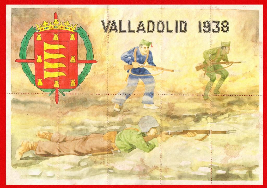 Испания, Гражданская война, Франкисты Вальядолида, 1938, ПРОД. ТАЛОНЫ, КУПОНЫ – ВЕСЬ ЛИСТ