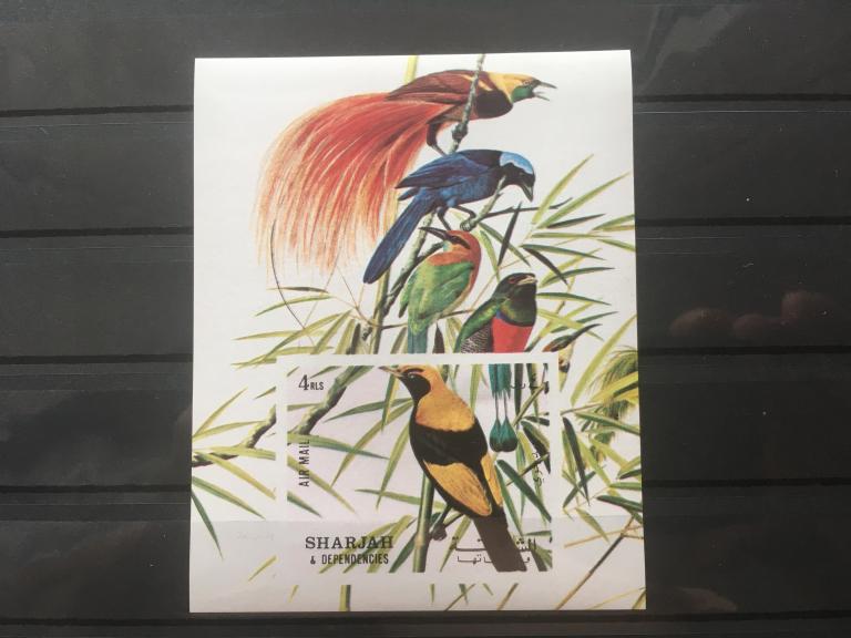 SHARJAH «Птицы. »        1972  **Mi.BL121