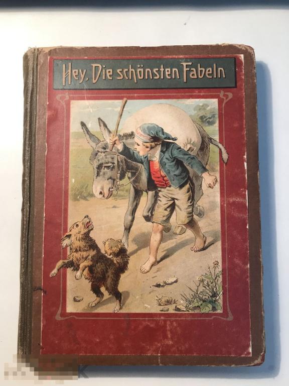 ун-г  Басни для детей Воттелер Шефер на немецком языке Ослик осел ъ 