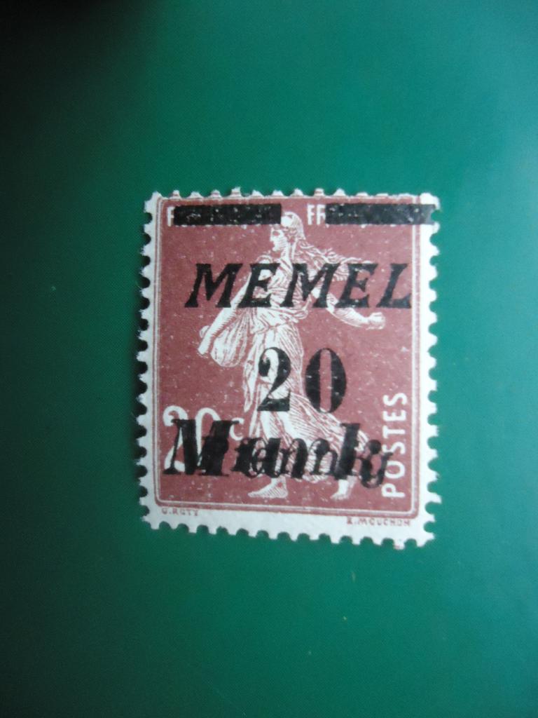 1922 г.  Клайпеда  (Мемель)  MNH.