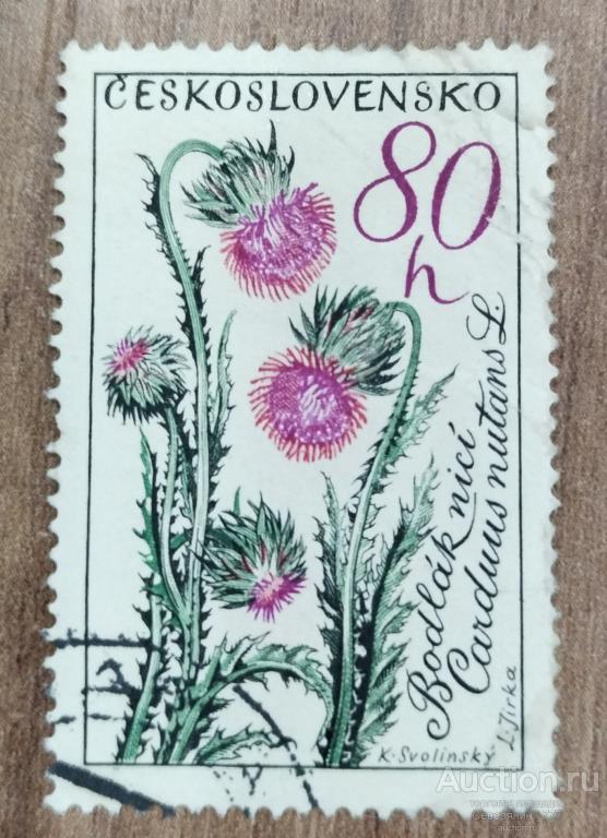 Почтовая марка Чехословакия 1964 Флора Цветы