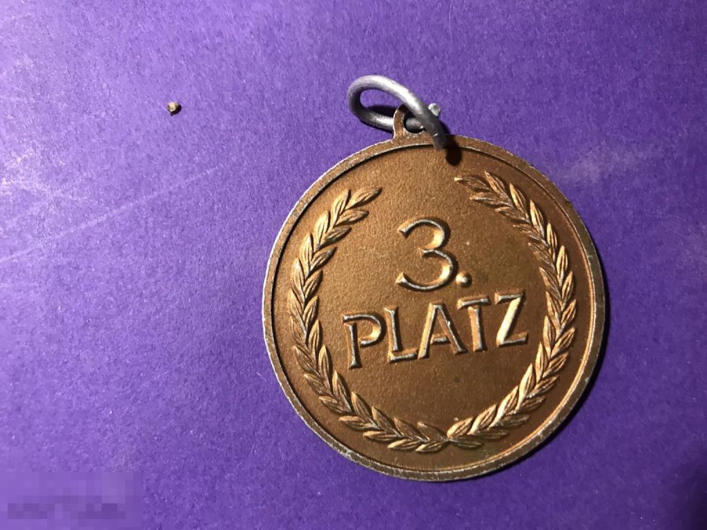 рСГ3  MEISTERSCHAFTEN DER ASG  3 platz  Спортивная призовая медаль Чемпионат Германия ъ 