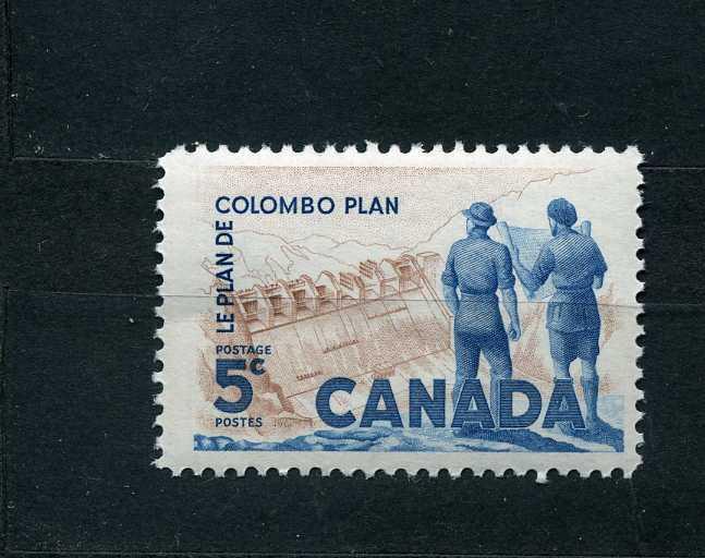 Канада. Строительство плотины. План Коломбо. Серия. 1959. **