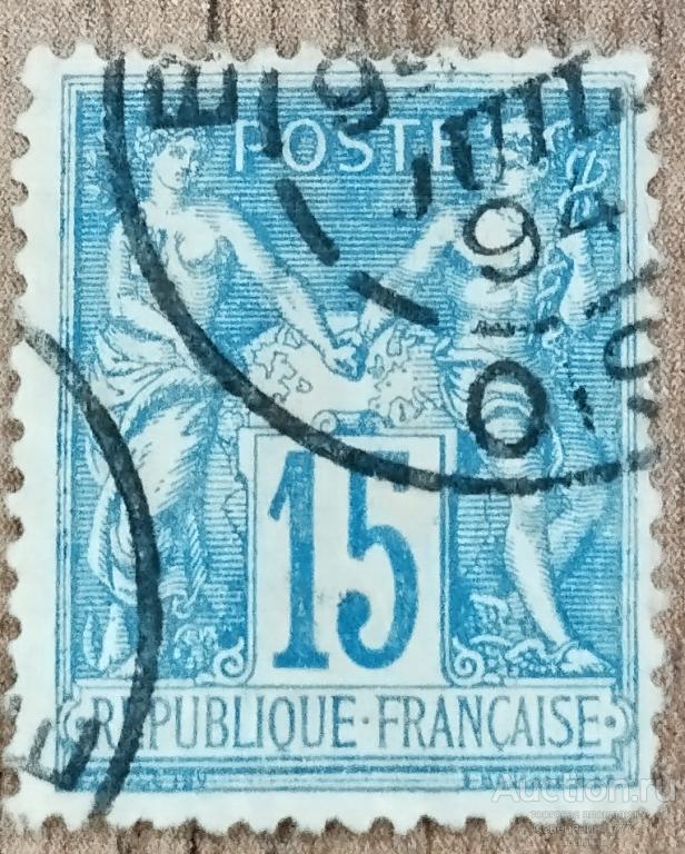 Почтовая марка Франция 1877