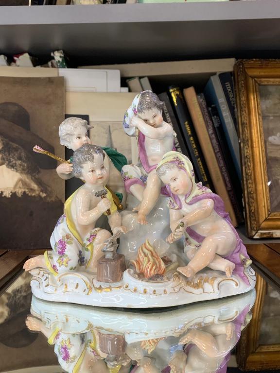Мейсен. Meissen Скульптура "Стрелы" XIX вв
