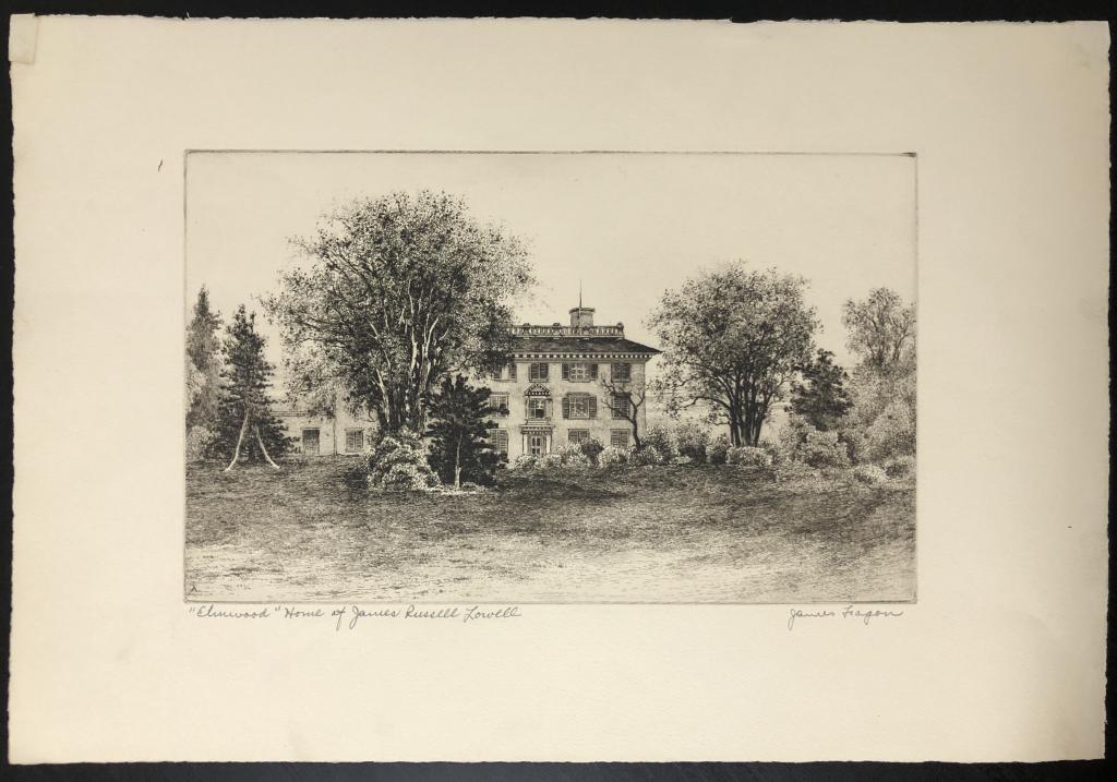 МЕСТОРОЖДЕНИЯ. ДЖ. РАС. ЛОУЭЛЛ  [ОФОРТ/19В]