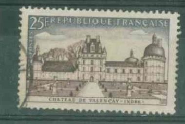 Франция 1957 Mi#  1163  Ландшафт .гаш а3