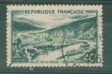 Франция 1949 Mi#  859  Ландшафт .гаш а3