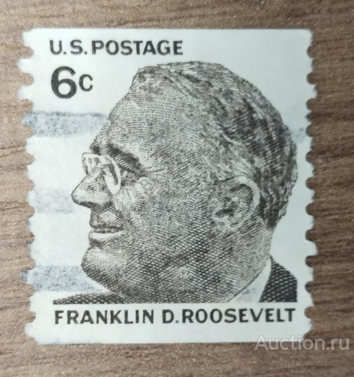 Марка США 1966 Президент Америки Рузвельт 