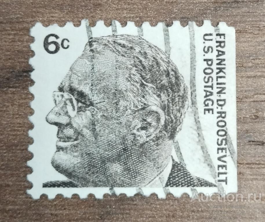 Марка США 1966 Президент Америки Рузвельт 