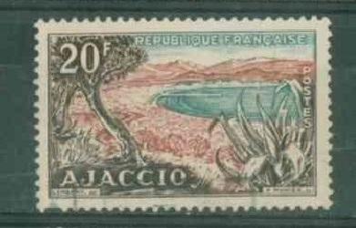 Франция 1954 Mi#  1009  Ландшафт .гаш а3