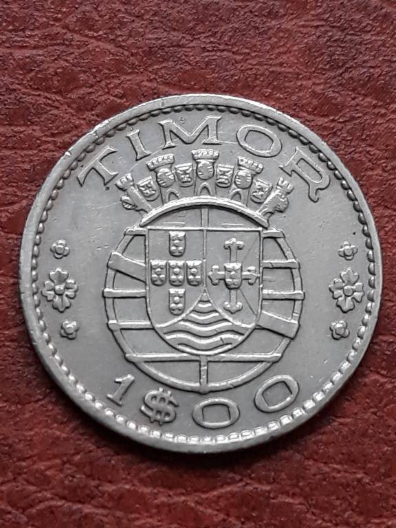 Тимор 1 эскудо 1958 КМ 13