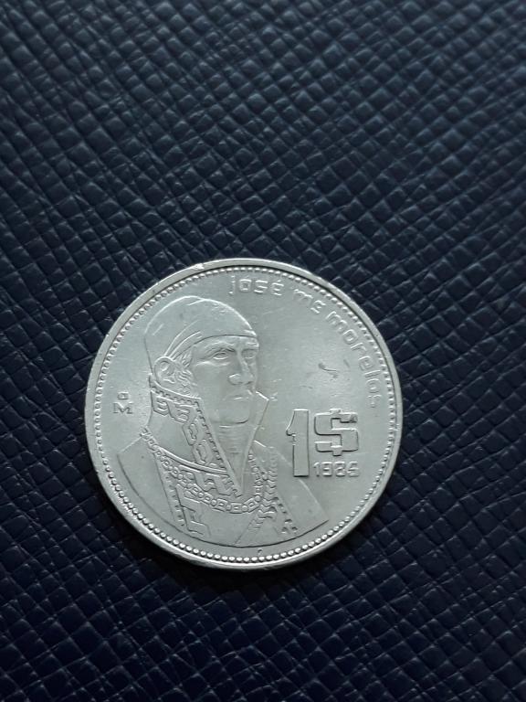 Мексика 1 песо 1985 КМ 496
