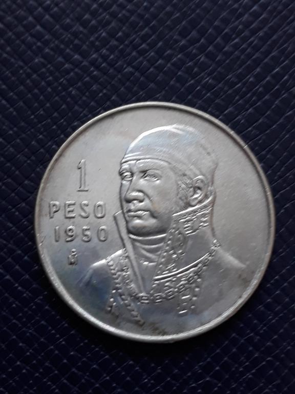 Мексика 1 песо 1950 КМ 457
