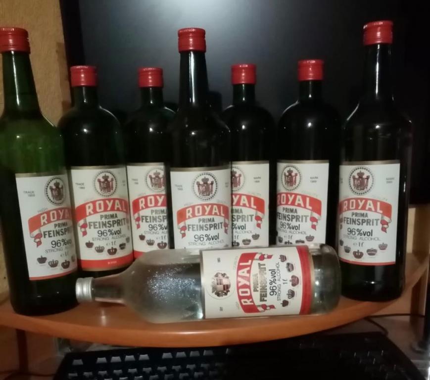 Спирт ROYAL/Рояль. Оригинальный. (8 бутылок)