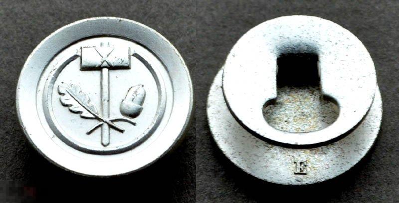 Довоенная Германия - петличный знак ГИЛЬДИЯ РЕМЕСЛЕННИКОВ (тяж, серебрение) 