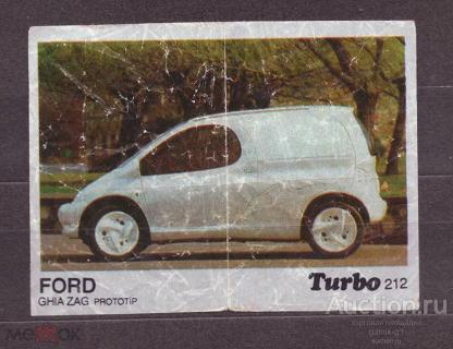 жевательная  резинка  вкладыш   Турбо   №  6819