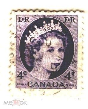 Канада 1954  Mi# 293 Елизавета II a3
