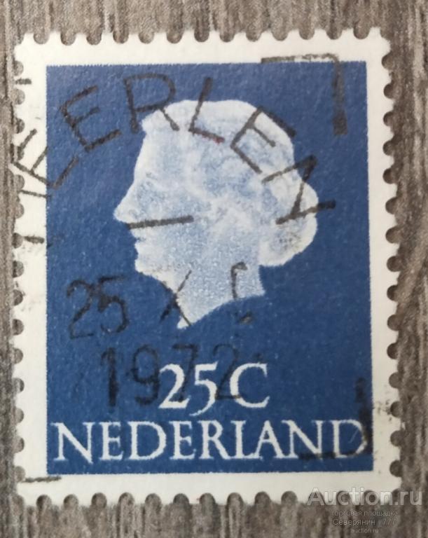 Почтовая марка Нидерланды1953 Стандарт Королева Джулиана 