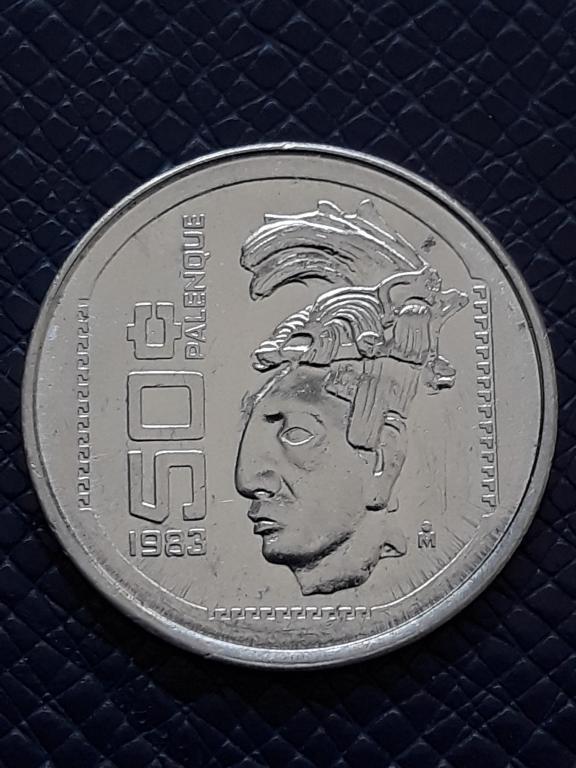 Мексика 50 сентаво 1983 КМ 492