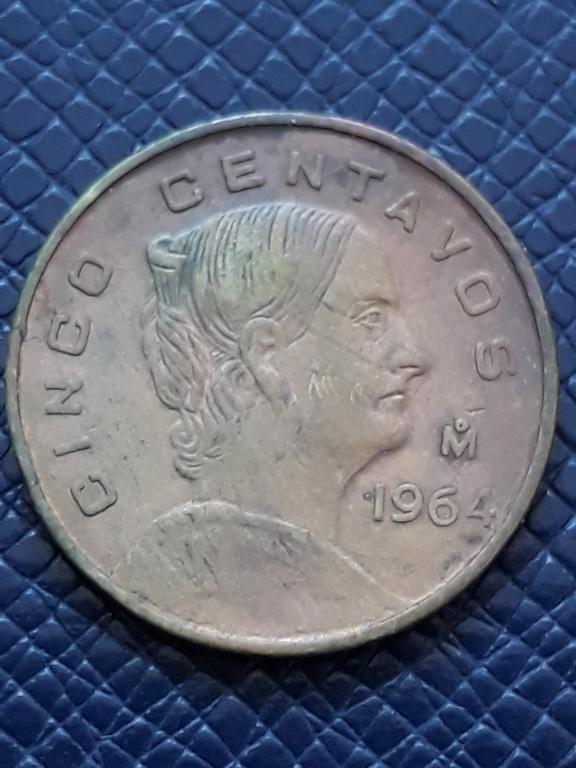 Мексика 1 сентаво 1964 КМ 426