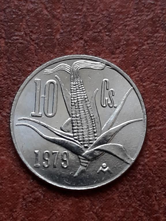 Мексика 10 сентаво 1979 КМ 434.1