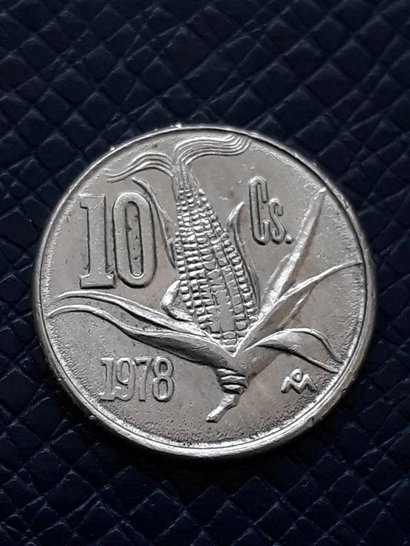 Мексика 10 сентаво 1978 КМ 434.2