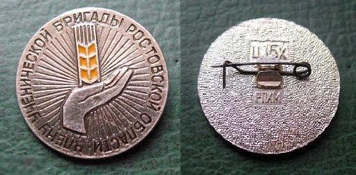 ВСО ВЛКСМ Член ученической бригады Ростовская обл. (нр1) 