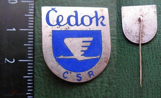 Бюро путешествий Чехия ЧССР CEDOK CSR (тяж.мет., крупный)