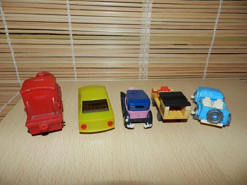 ТЕХНИКА 5 шт. ПАРОВОЗ МЕХ. ЗАВОДНОЙ и МАШИНКИ. Игрушки СССР 1970-80гг