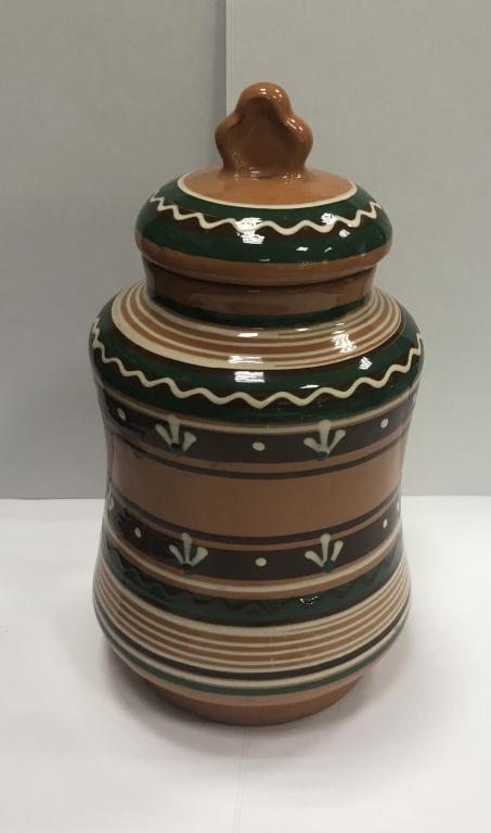 Бочонок крынка с крышкой Керамика 26 см