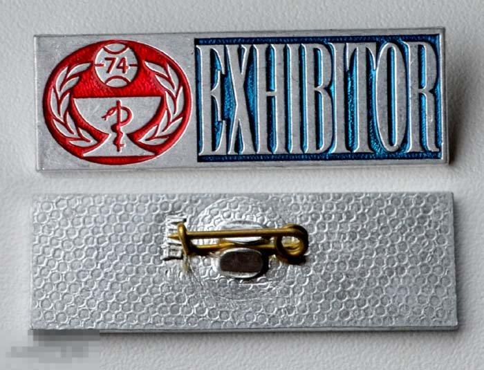 Участник выставки Медицина - 1974 г. Медицинская выставка - EXHIBITOR 
